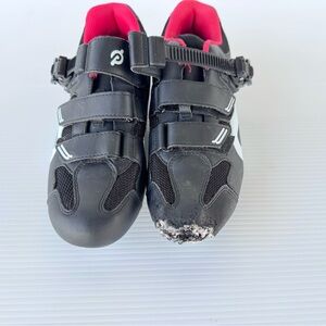 Peloton Cycling Shoes Black Pink SPD Cleats PARTS Repair Practice NOT RIDE Sz 40